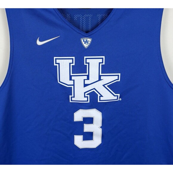Men’s Nike Elite Kentucky Wildcats Basketball Jersey / Blue / Size XL - Picture 2 of 7
